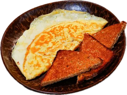 Omelette with Mozzarella Cheese