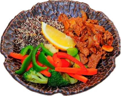 Quinoa Beef Bowl