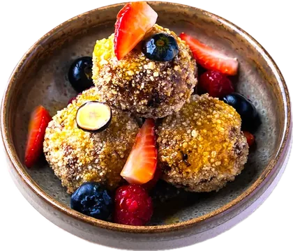 Strawberry Fritters